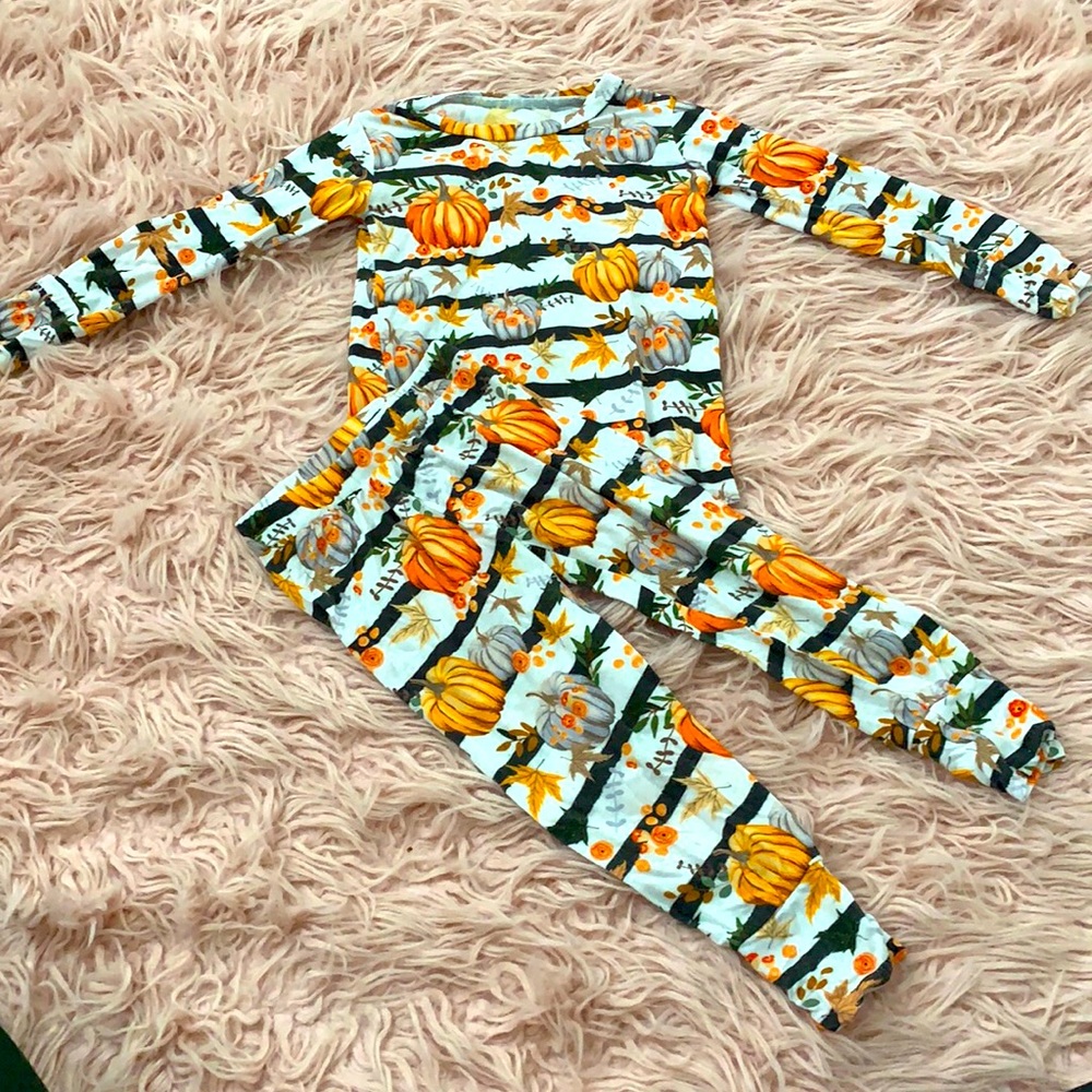 Little Bum Bums Pumpkin Fall Pajama 2T